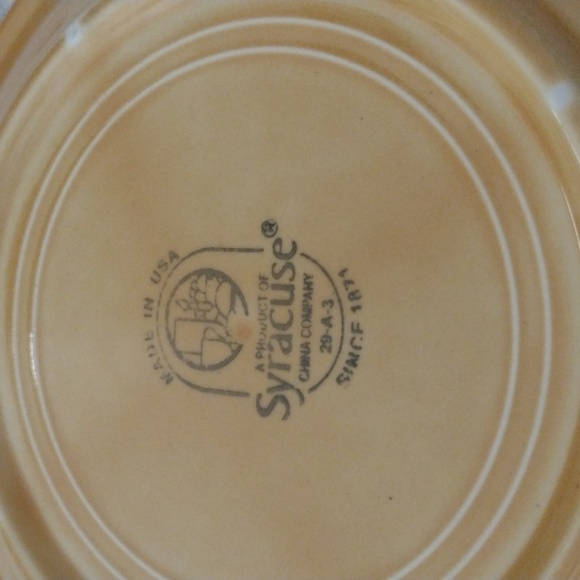 Vintage Syracuse Bread Plates b530 - Picture 4 of 4